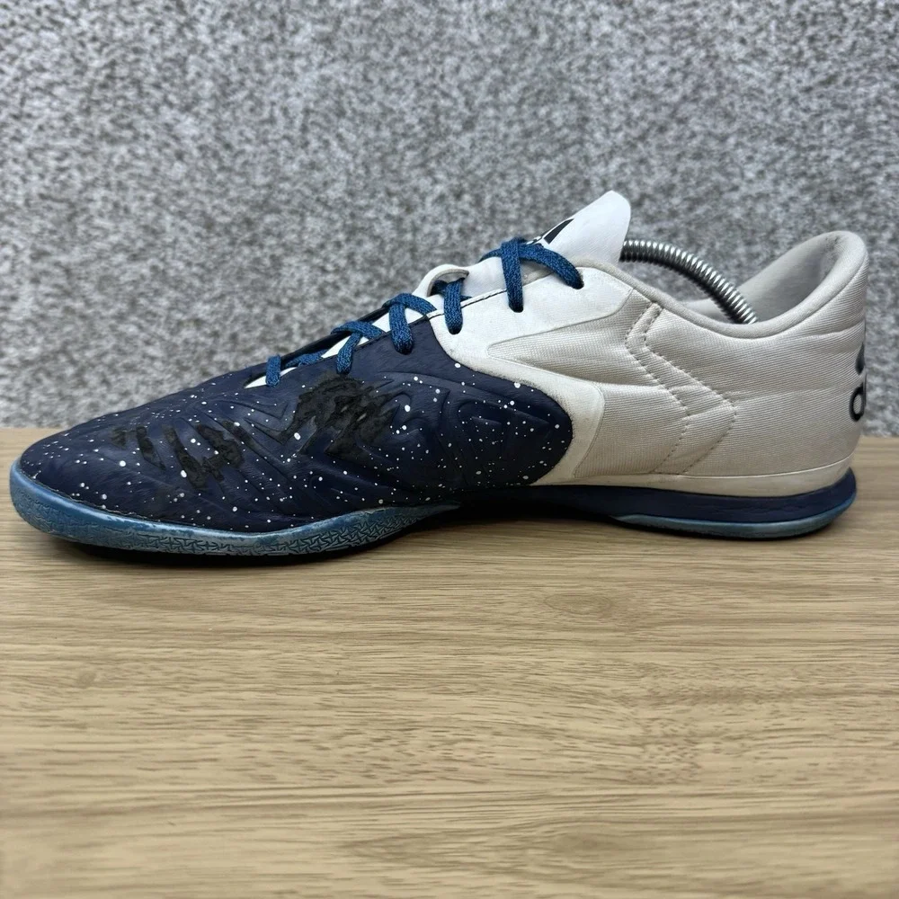 Adidas Shoes Men's Size 12.5 Court X 15.2‎ Collegiate Navy White USA Flag AQ2523